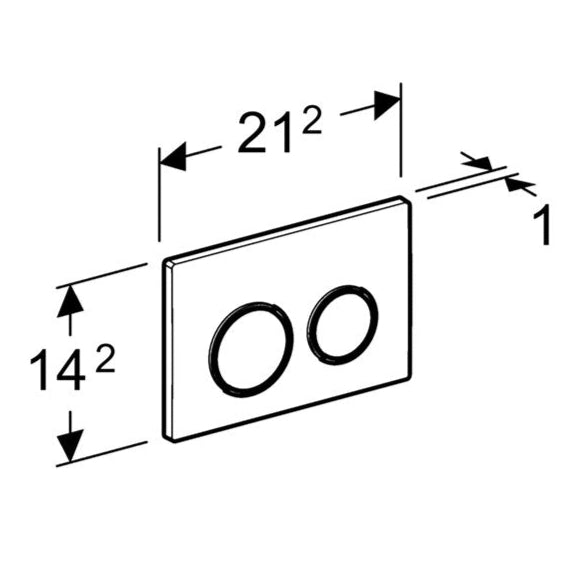 Geberit Kappa 21 Actuator 115.240.KH.1