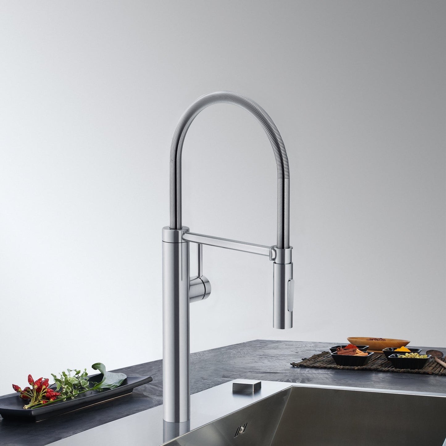 Franke Pescara Kitchen Tap Semi-Pro XL Pull Out Spray - CT194S