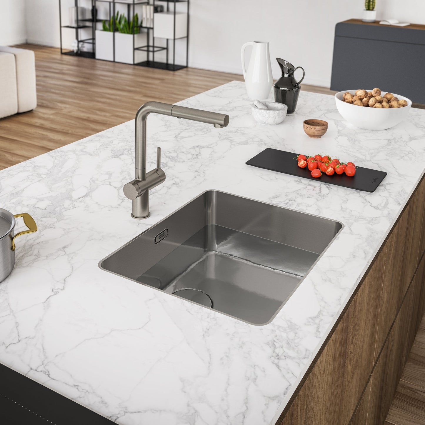 Franke Active Twist Kitchen Tap L-Shape Pull Out