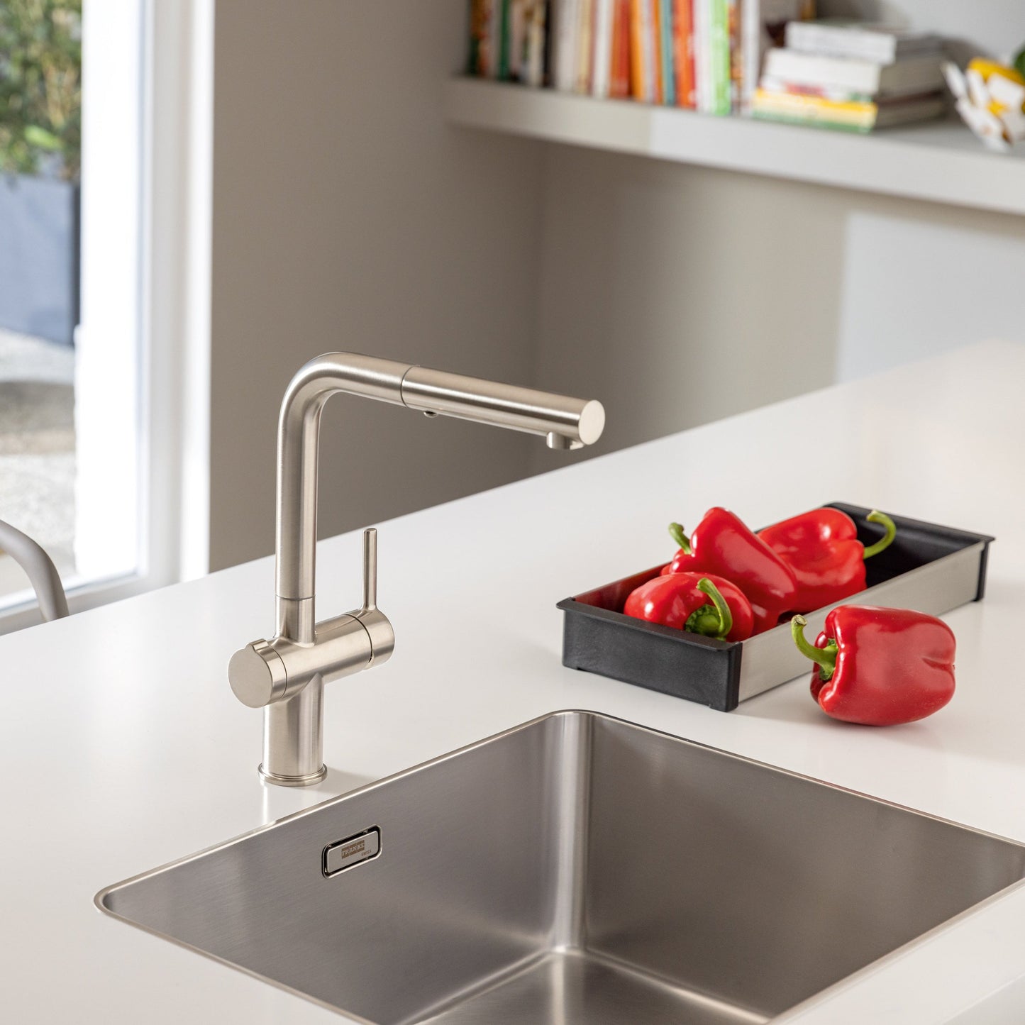 Franke Active Twist Kitchen Tap L-Shape Pull Out