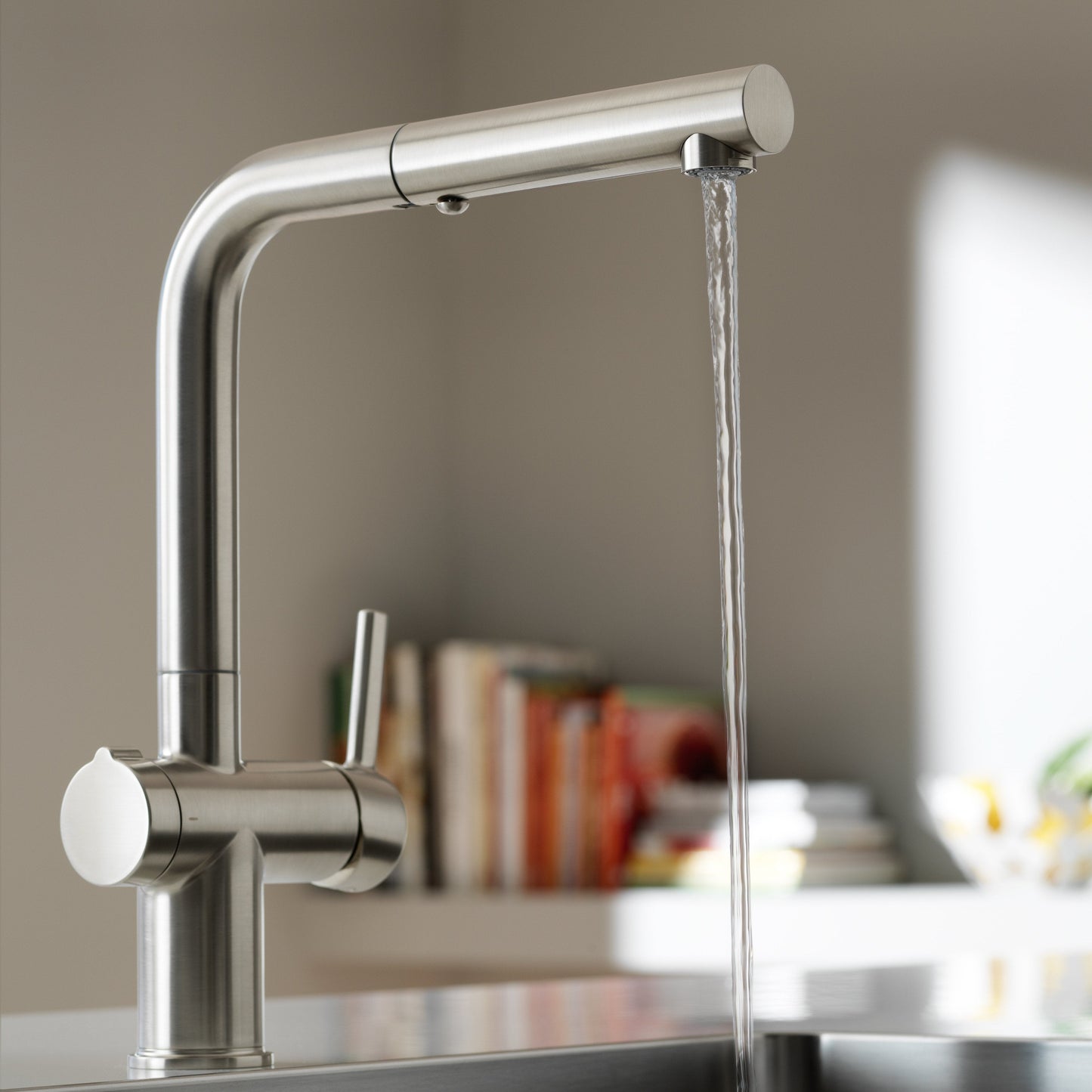 Franke Active Twist Kitchen Tap L-Shape Pull Out