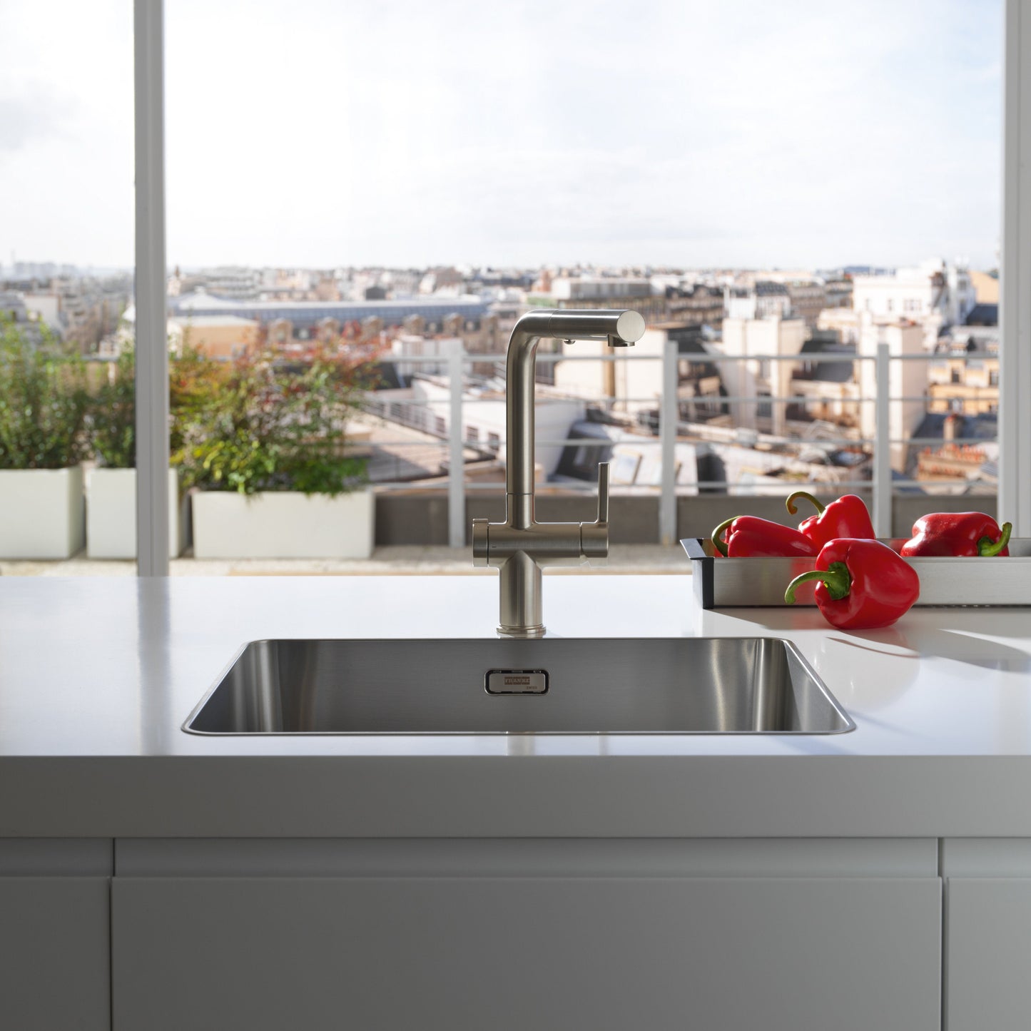 Franke Active Twist Kitchen Tap L-Shape Pull Out