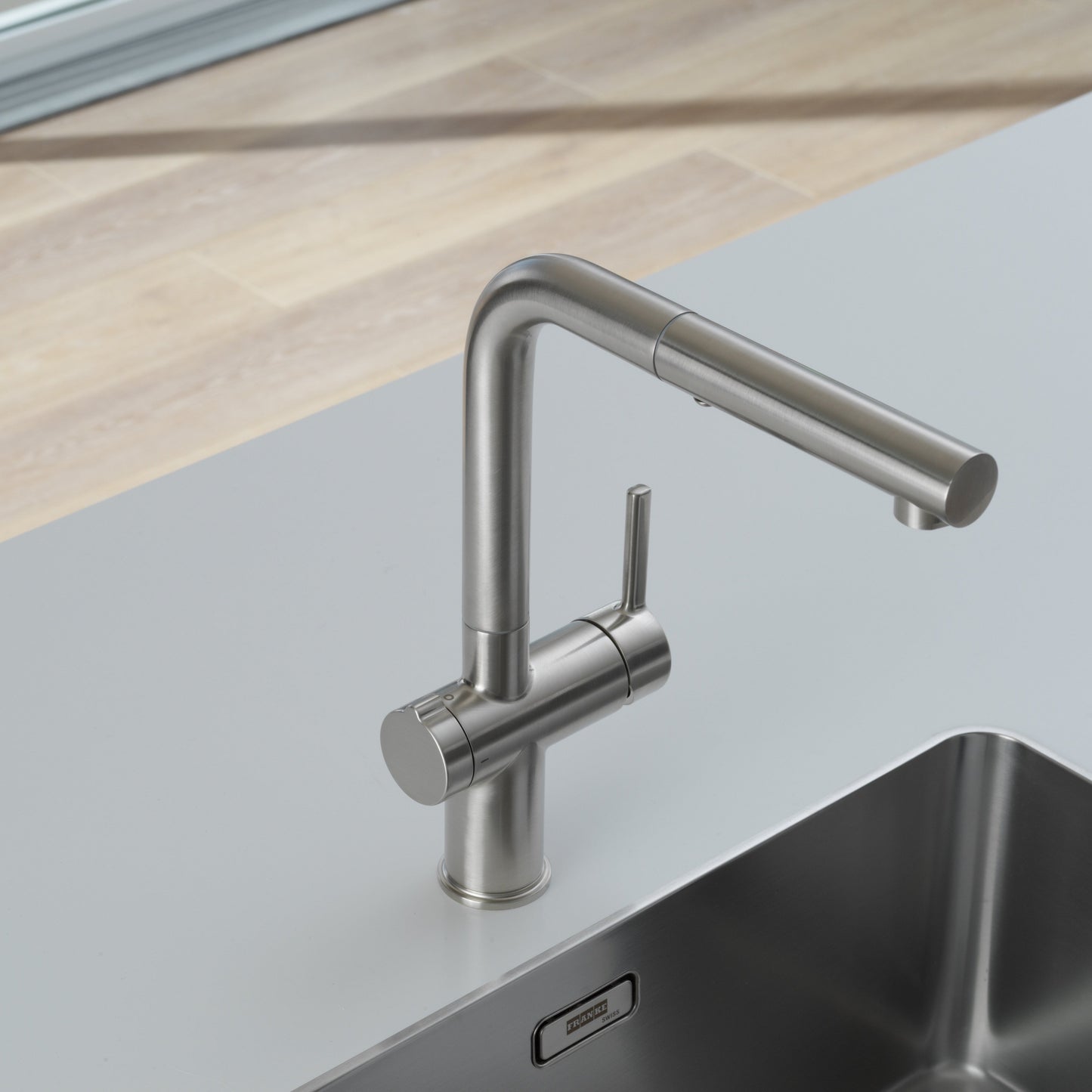 Franke Active Twist Kitchen Tap L-Shape Pull Out