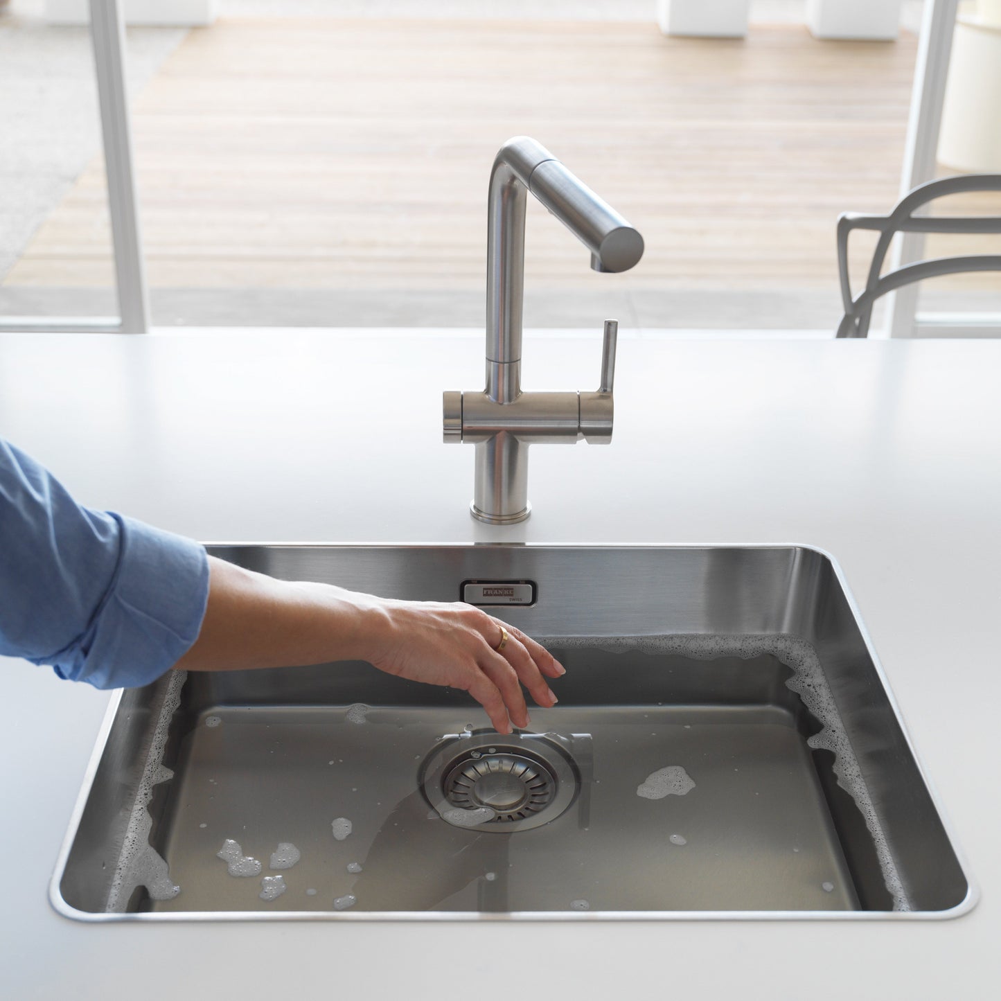 Franke Active Twist Kitchen Tap L-Shape Pull Out