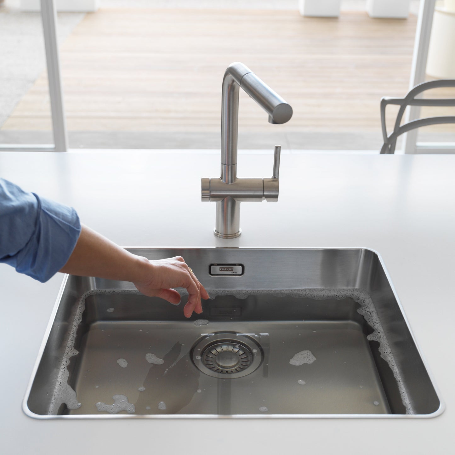 Franke Active Twist Kitchen Tap L-Shape Pull Out