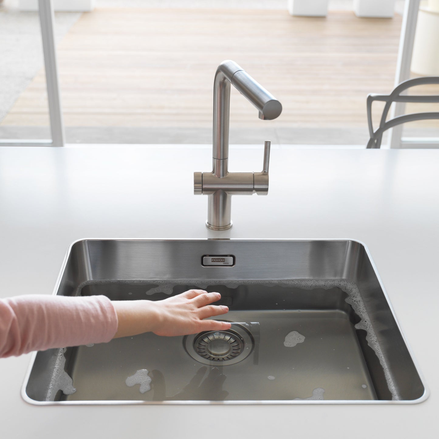 Franke Active Twist Kitchen Tap L-Shape Pull Out