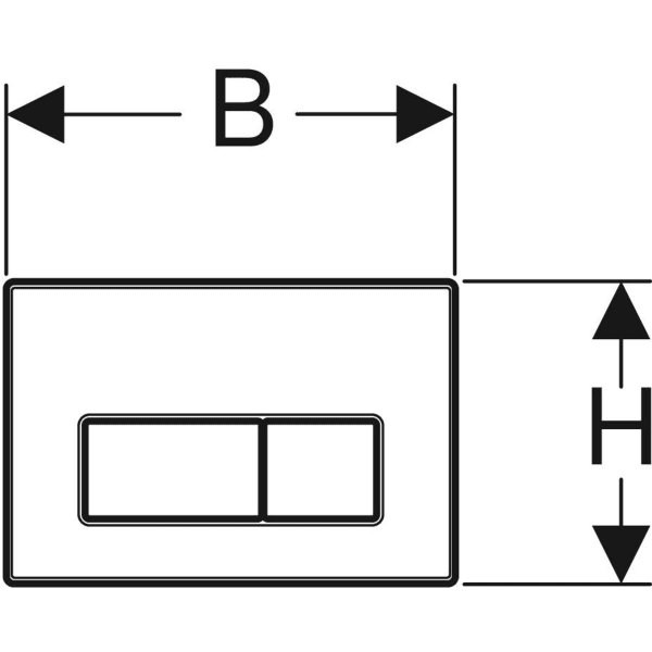 Geberit Kappa 50 Actuator 115.260.11.1