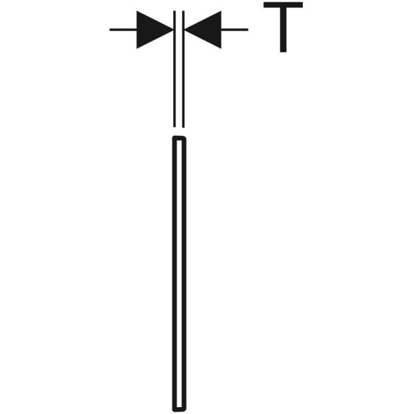 Geberit Sigma 50 with Dual Flush Actuator 115.670.00.2 Customisable Surface / Red Gold