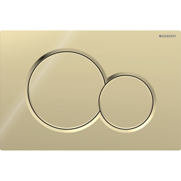 Geberit Sigma 01 with Dual Flush Actuator 115.770.DT.5 Special Brass