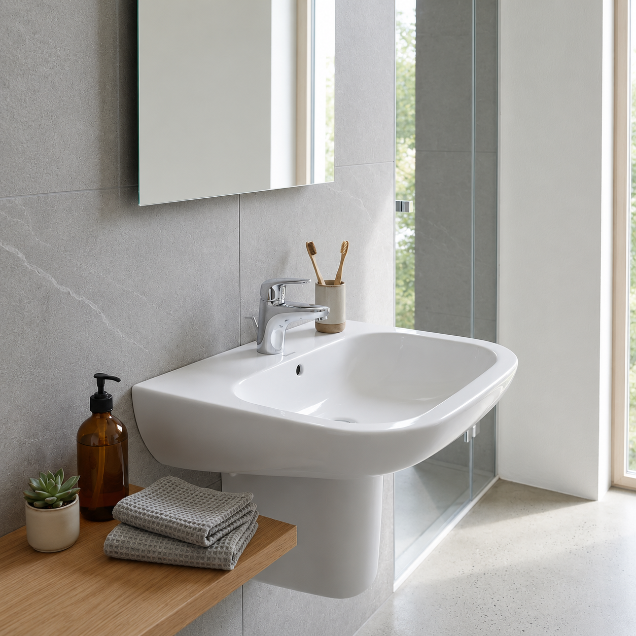 Duravit D-Code Wall Hung Wash Basin 23126000000