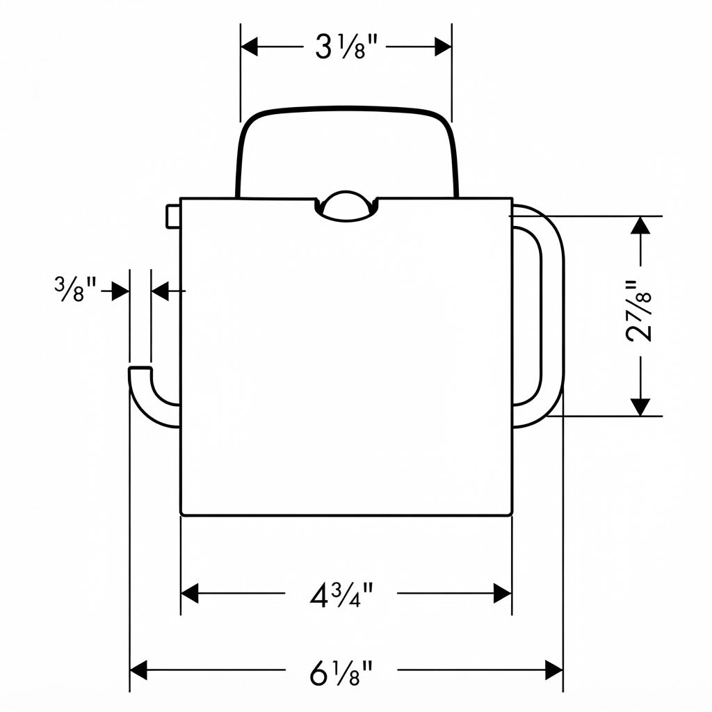 Hansgrohe Puravida Roll Holder Chrome 41508000