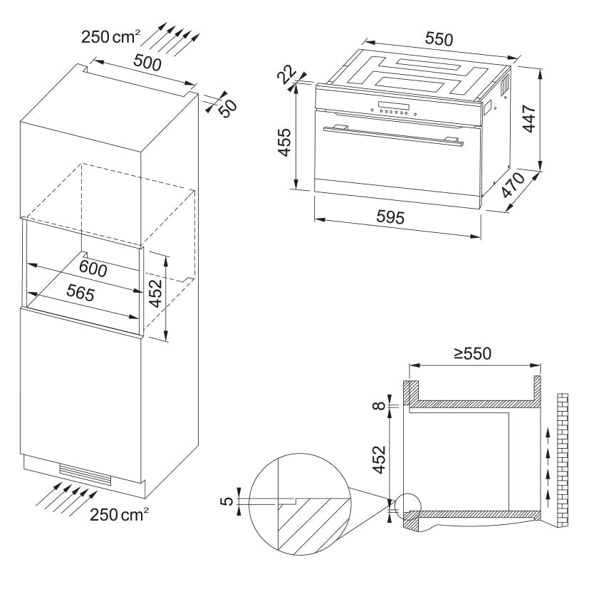Franke Onyx Built-in Steamer