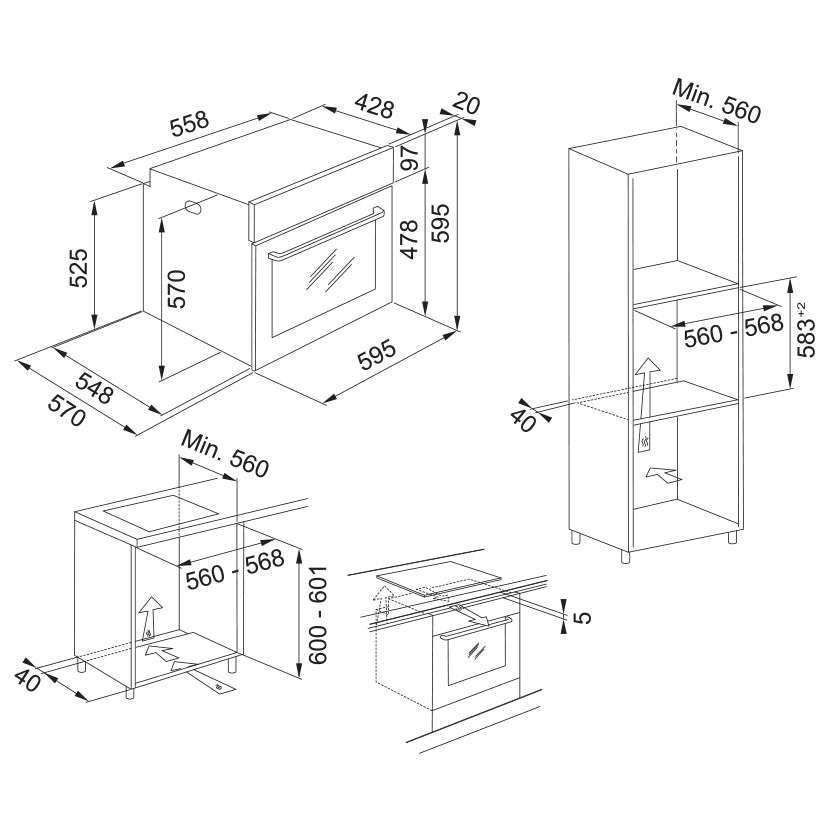 Franke Smart Oven Built-in with Pyrolitic Cleaning