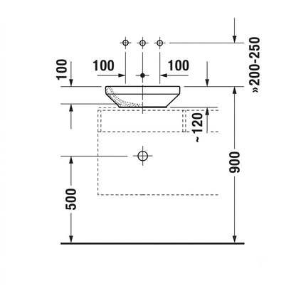 Duravit DuraStyle Above Counter Wash Bowl 0349430000