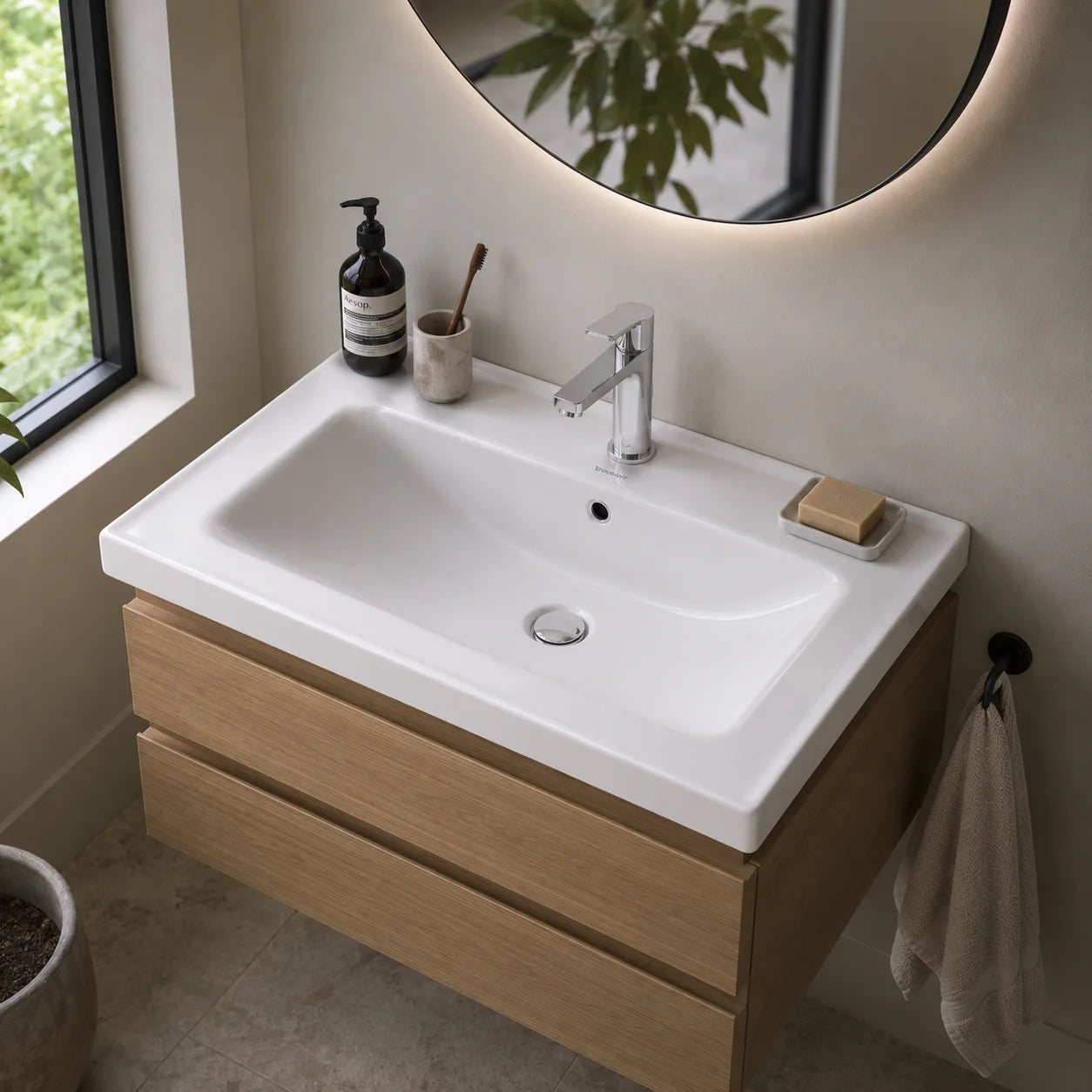 Duravit D-Neo Vanity Wash Basin 0357600027