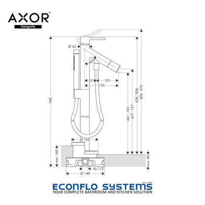 Axor Starck 
Freestanding Bath Mixer 
10456000