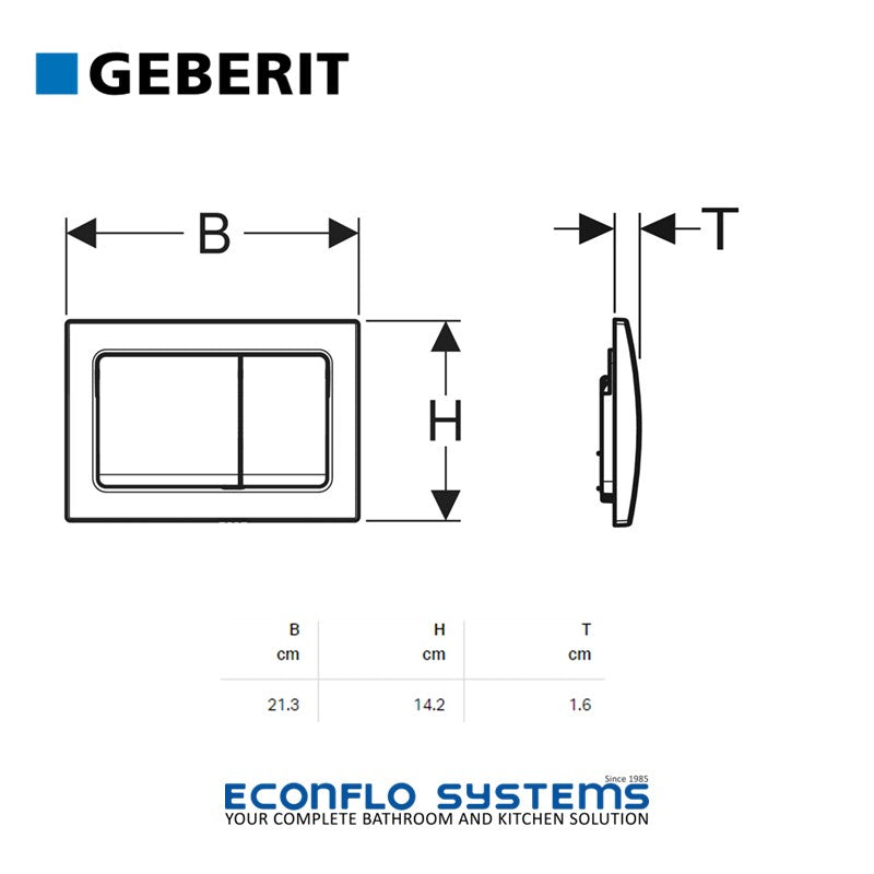 Geberit Alpha 30 Actuator 115.055.46.1