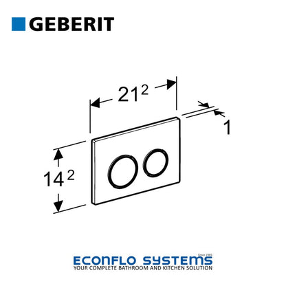 Geberit Kappa 21 Actuator 115.240.KH.1