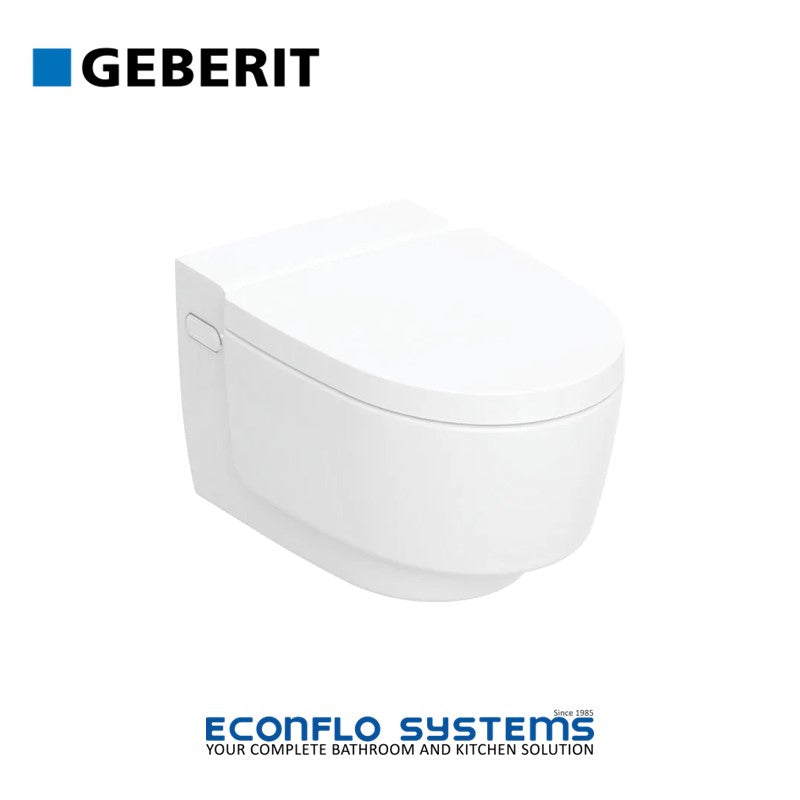 Geberit Aquaclean Mera Wal Hung WC Complete Solution W/ Shower Toilet Seat & Cover 146.214.11.1