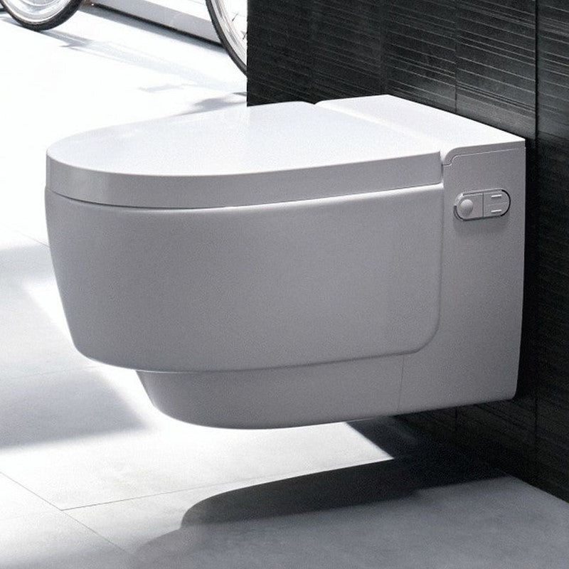 Geberit Aquaclean Mera Wal Hung WC Complete Solution W/ Shower Toilet Seat & Cover 146.214.11.1