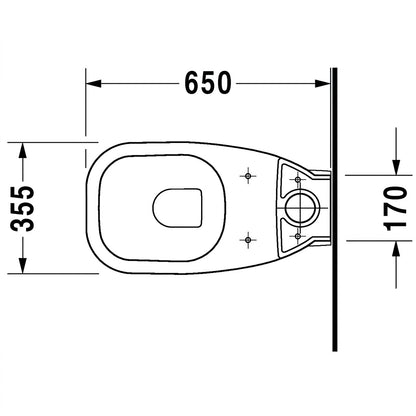 Duravit D-Code Close-Coupled Floorstanding WC 2118090000
