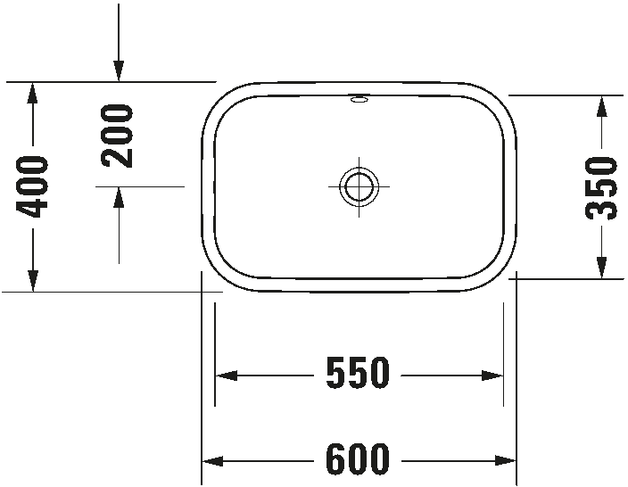 Duravit Happy D.2 Above Counter Wash Basin 2314600000