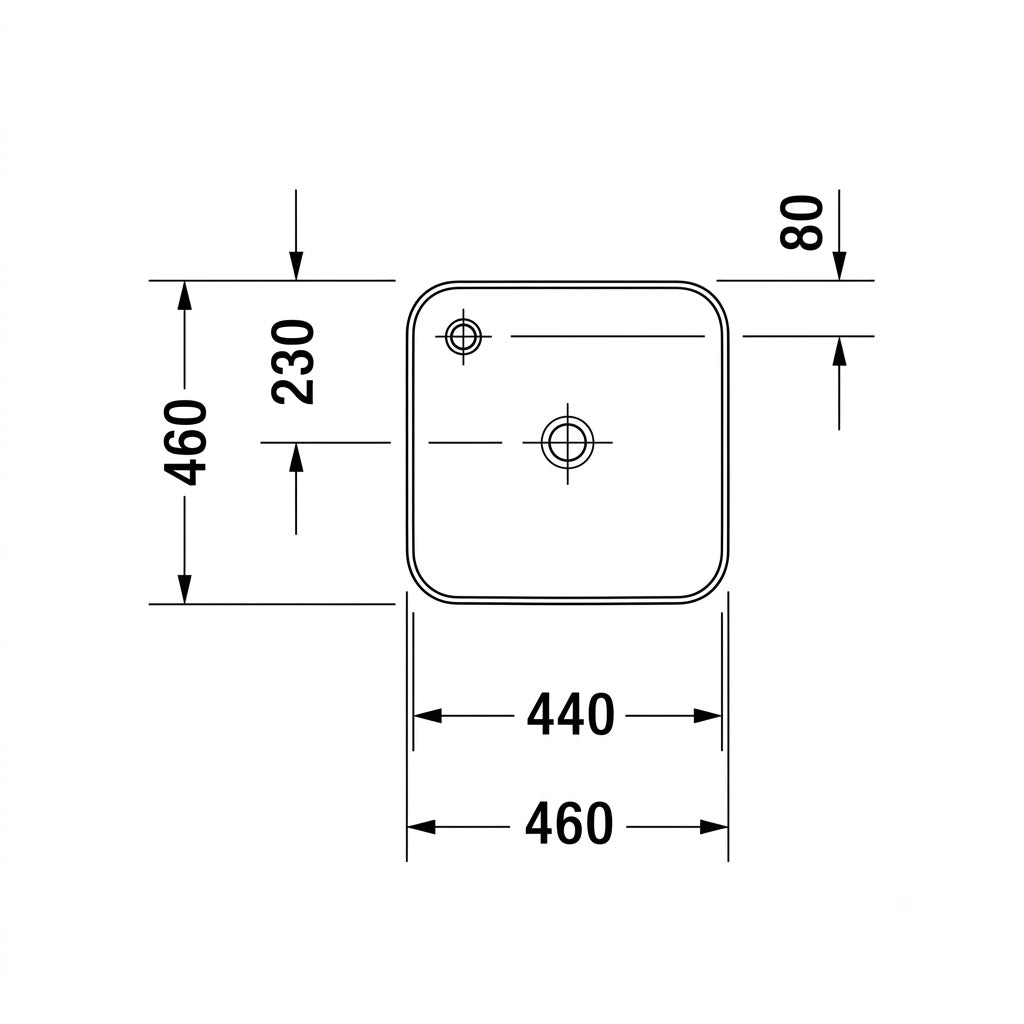 Duravit Starck 1 Above Counter Wash Basin 2322460000