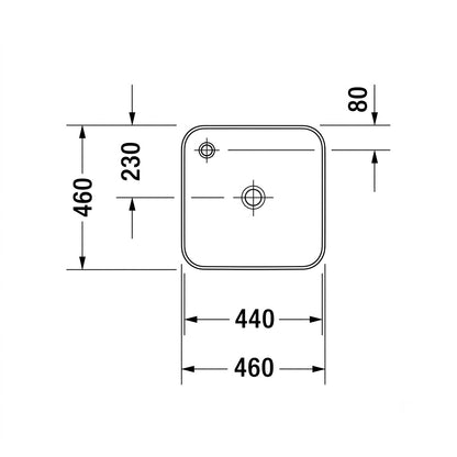 Duravit Starck 1 Above Counter Wash Basin 2322460000