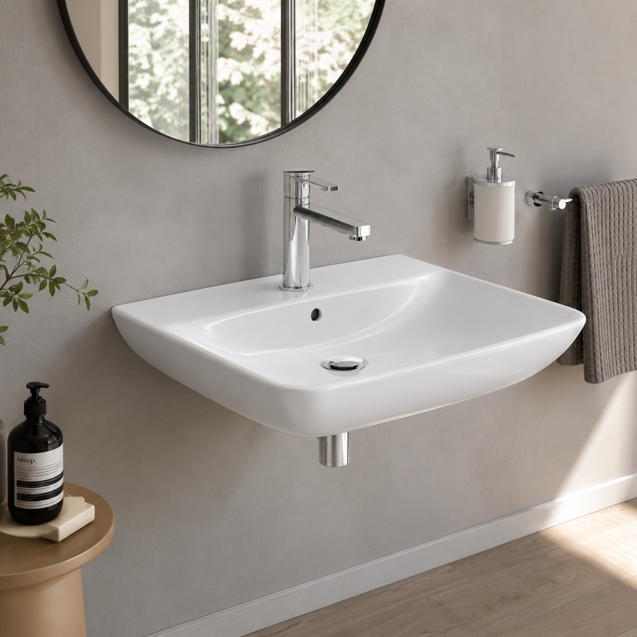 Duravit Me By Starck Wall Hung Wash Basin 2335650000