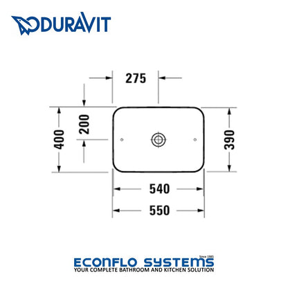 Duravit 
Cape Cod 
Countertop Wash Basin 
2347550000