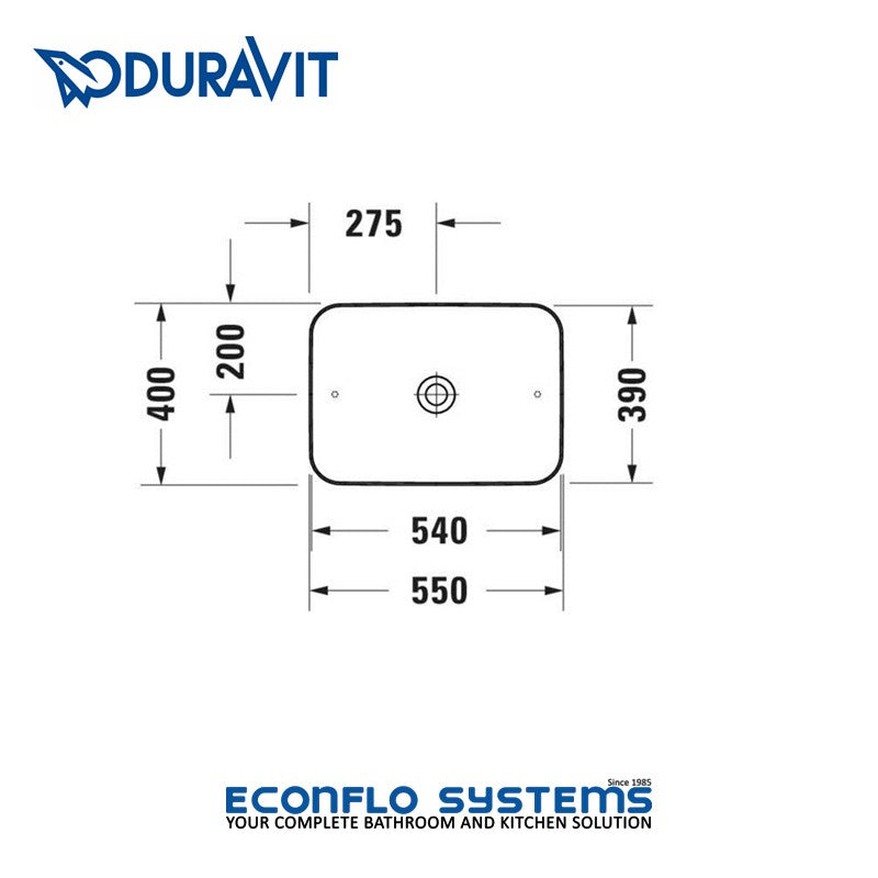 Duravit 
Cape Cod Countertop Wash Basin 
2347553200