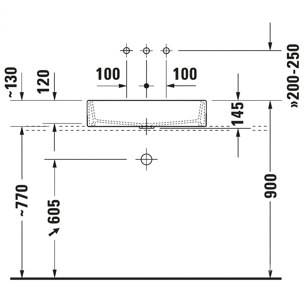 Duravit Vero Air Above Counter Wash Basin 2351600000