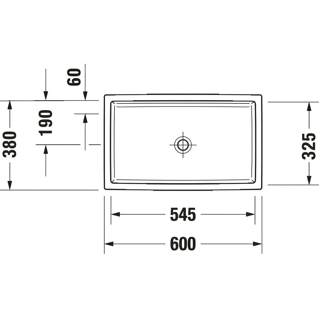 Duravit Vero Air Above Counter Wash Basin 2351600000