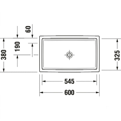 Duravit Vero Air Above Counter Wash Basin 2351600000