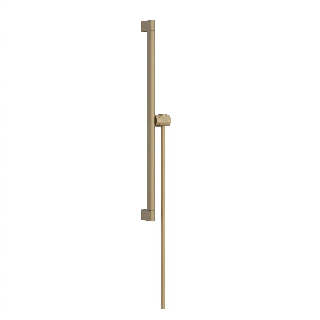 Hansgrohe Unica Shower Bar S Puro 65 cm with EasySlide Holder & Isiflex Hose Brushed Bronze 24402140