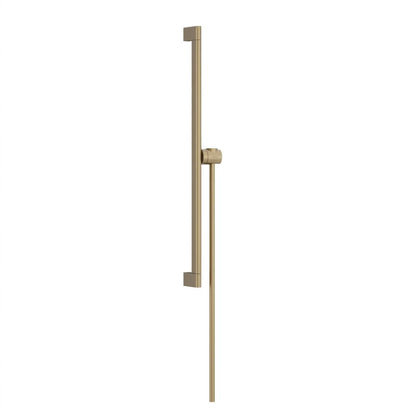 Hansgrohe Unica Shower Bar S Puro 65 cm with EasySlide Holder & Isiflex Hose Brushed Bronze 24402140