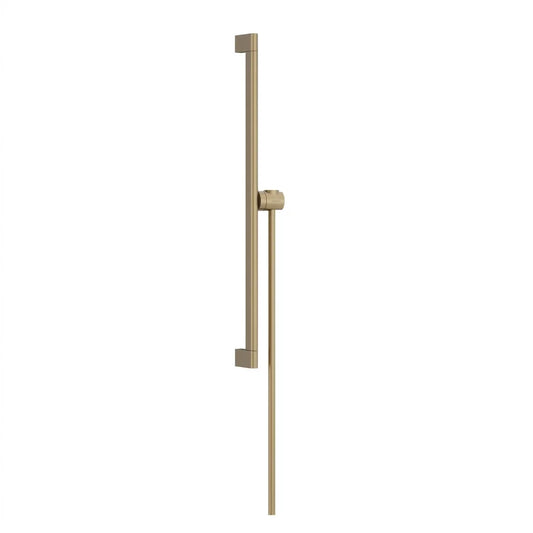 Hansgrohe Unica Shower Bar S Puro 65 cm with EasySlide Holder & Isiflex Hose Brushed Bronze 24402140