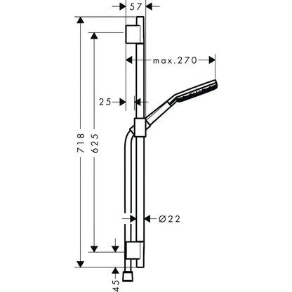 Hansgrohe Raindance Alive Select S Hand Shower Set 24602340