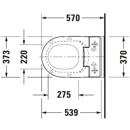 [Bundle Deal] Duravit ME by Starck SensoWash® Slim Smart Toilet Bundle 2529590000 + 611000002000300