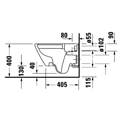 [Bundle Deal] Duravit D-Neo WC 2577090000 + 002169000 Bundle