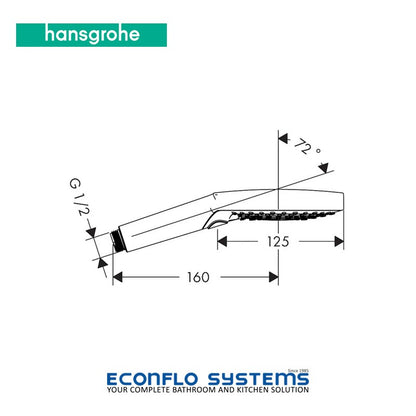 Hansgrohe Raindance Select S120 Hand Shower 26630000