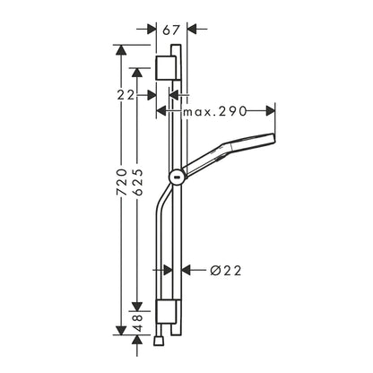 Hansgrohe Rainfinity Hand Shower Set 28745140