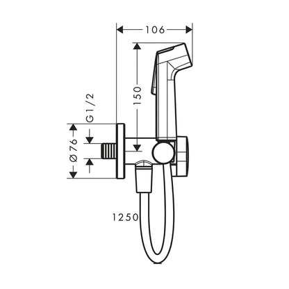 Hansgrohe Bidette Hand Shower 29230140