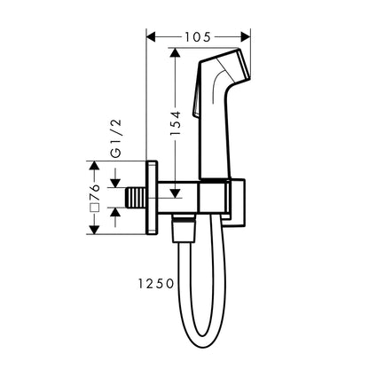 Hansgrohe Bidette Hand Shower 29231000