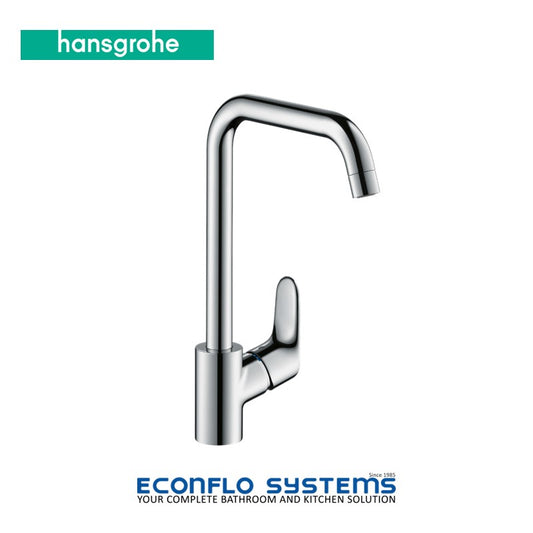 Hansgrohe Focus Single Lever Kitchen Mixer with Swivel Spout 31821009