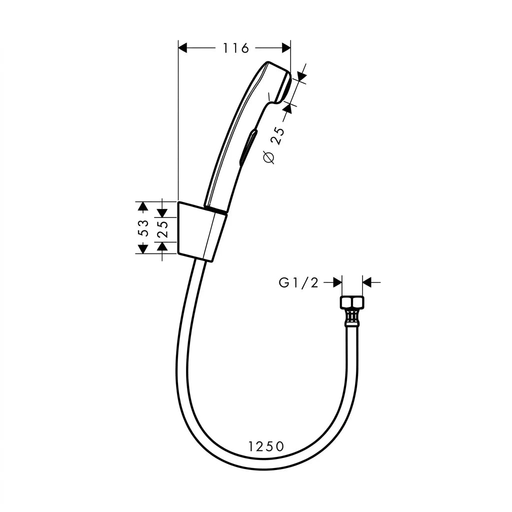 Hansgrohe Bidette Hand Shower 32129140