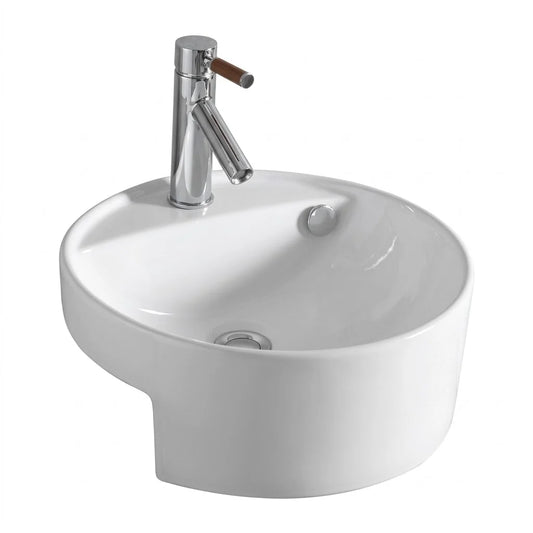Inspirione Semi-Recessed Round Basin KN 4015
