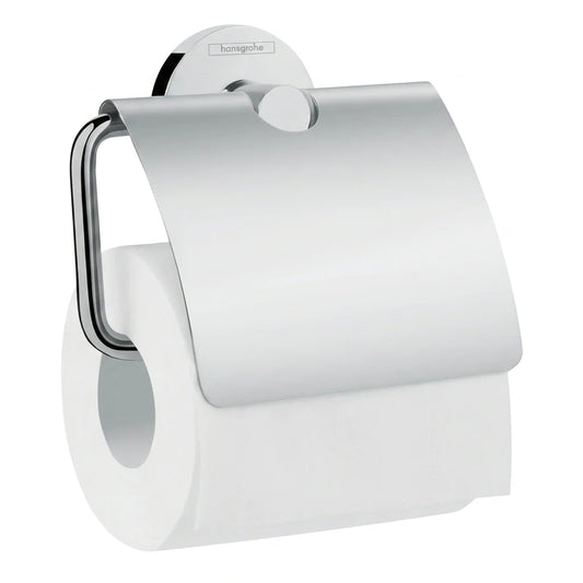 Hansgrohe Logis Universal Roll Holder with Cover (Chrome) 41723000