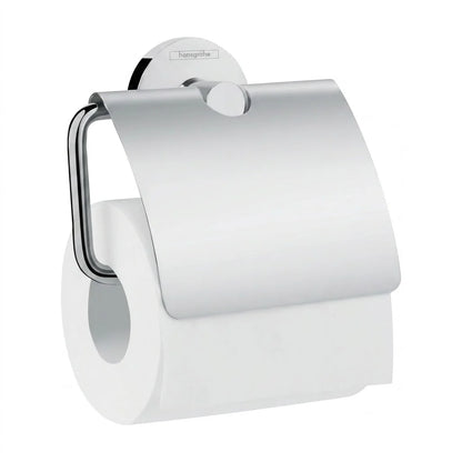 Hansgrohe Logis E Roll Holder with Cover (Chrome) 41723007