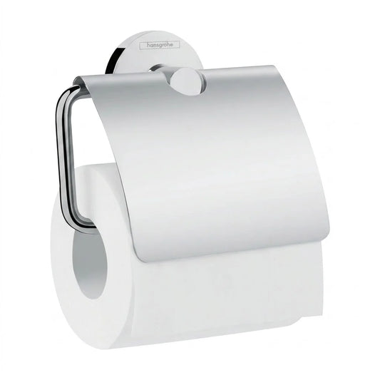 Hansgrohe Logis E Roll Holder with Cover (Chrome) 41723007